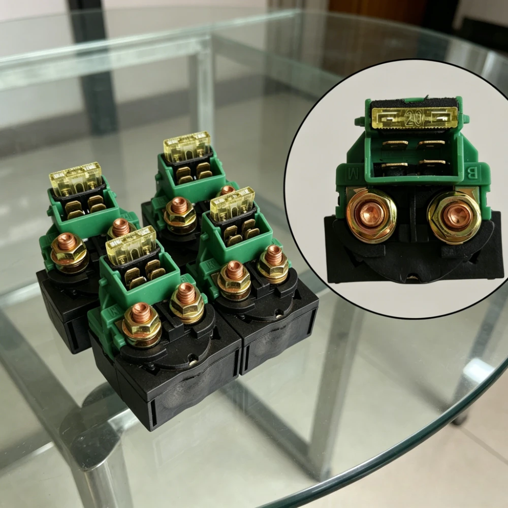 1/2/4pc Motorcycle Starter Solenoid Relay For KAWASAKI KLF220 KLF BAYOU 220 88-02 KLF250 BAYOU 250 03-10 KAF300 KAF Mule 300 ATV