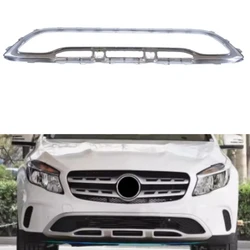 Front bumper chrome decorative strip A1568858200 For  Benz GLA-Class W156 GLA200 220 2018-2020