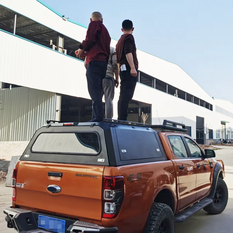 

Фабрика Высокое Качество 4x4 Сталь Двойная Кабина 4x4 Пикап Кемпер Навес Грузовик Топпер Один Продажа