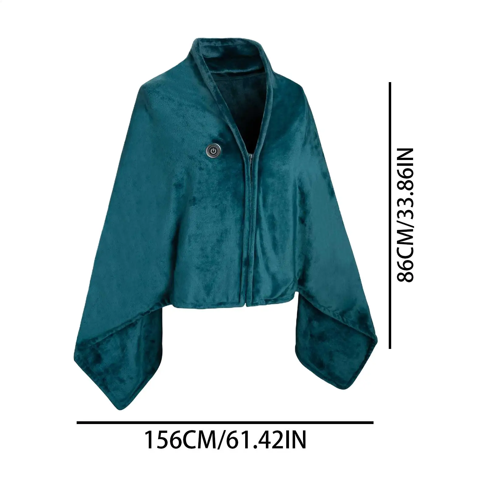 Heated Shawl USB Rechargeable Wearable Electric Shawl Rechargeable Heated Blanket For Room Offices School Travel Camp Picnic - Image 6