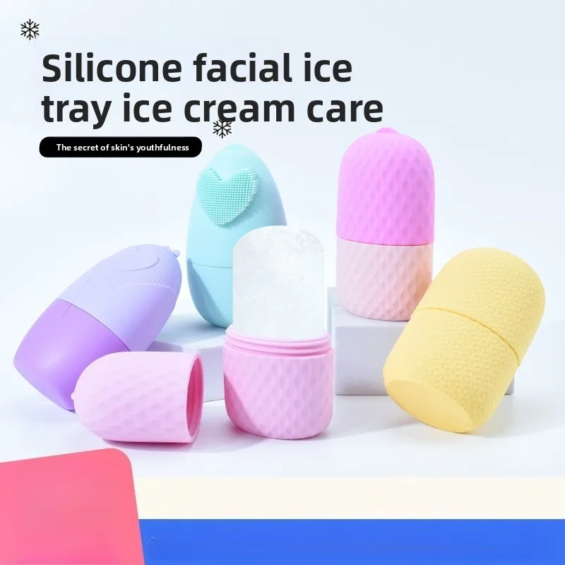 

Silicone Face Ice Roller Massager Cool Puffiness Relief Facial Skin Care Tool Dark Circle Reducer Gym Recovery Beauty Essential