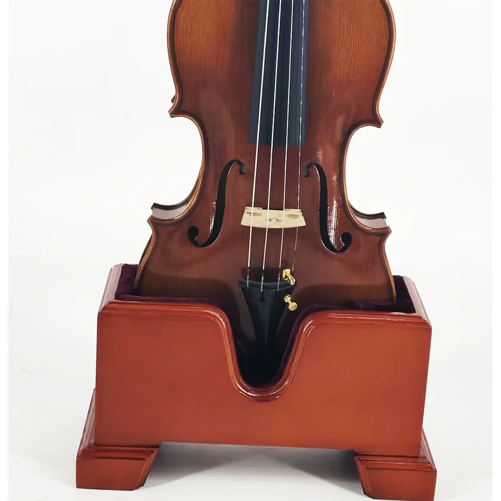 Durable Solid Wood Base Violin Stand, Violin Accessories