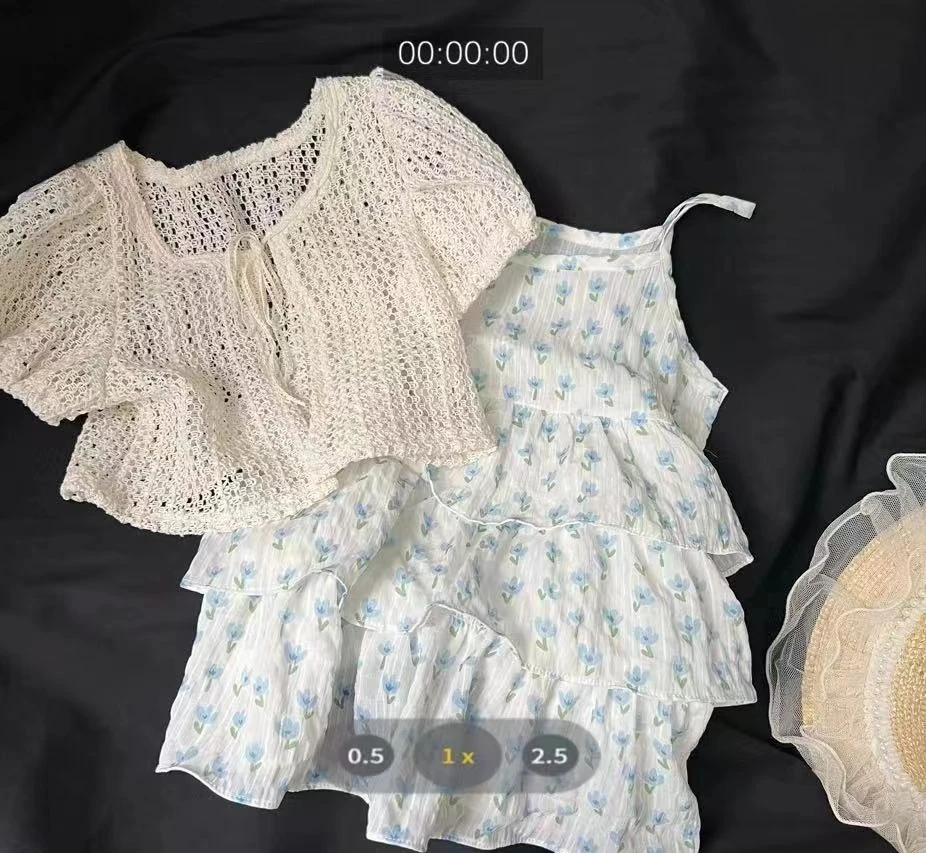 Girls Summer Dress Set 2026 New Kids Strapless Skirt Influencer Two Piece Set Baby Girl Dress