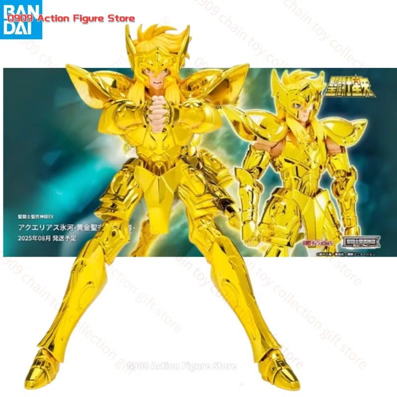 

Original Bandai Saint Cloth Myth EX AQUARIUS HYOGA Successor of the Golden Cloth In Stock Anime Action Figures Mode Toys