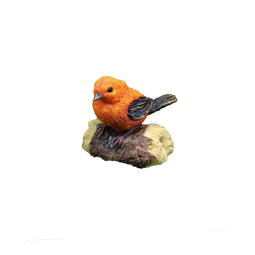 Gifts Simulation Cute Bird Ornaments Landscape Bird Statues Garden Decoration Bird Statues Micro Animal Decoration Crafts