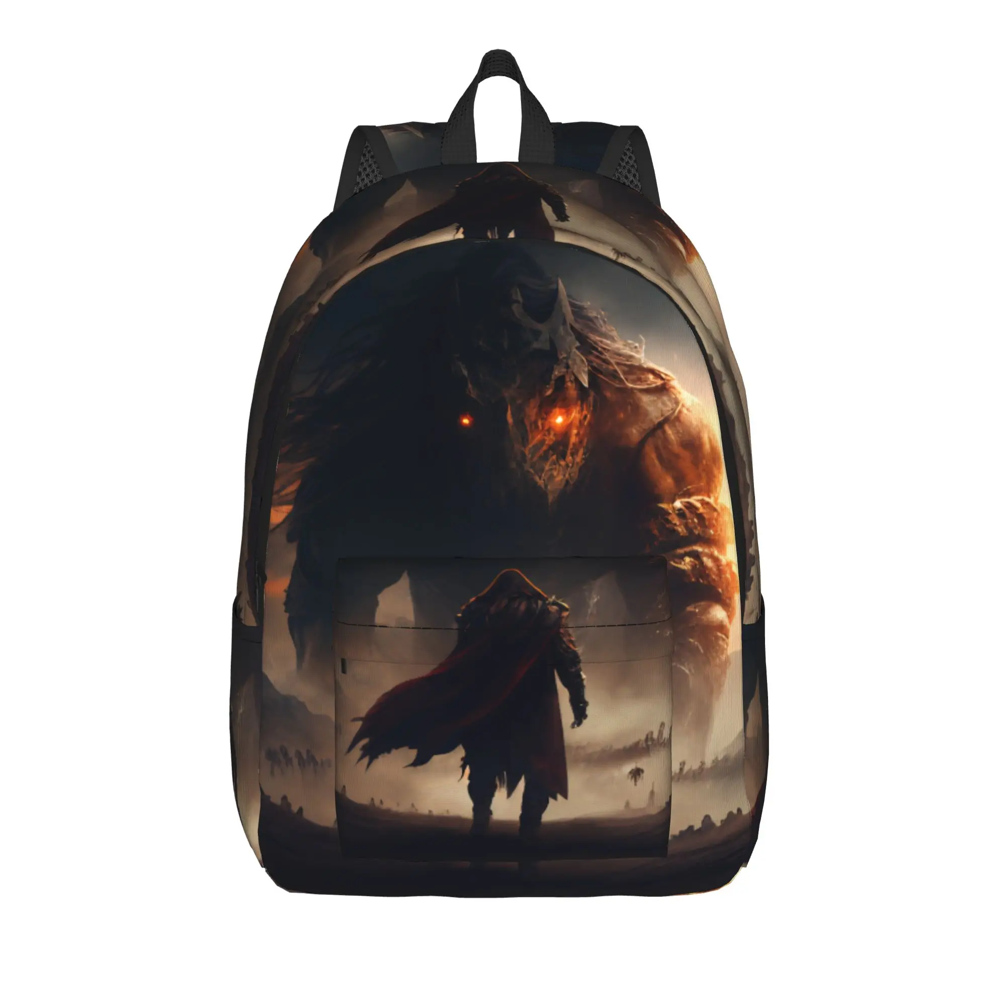 Eldened Ringed  Backpack for Men Women Casual Student Work Daypack  Laptop Computer Canvas Bags Sports