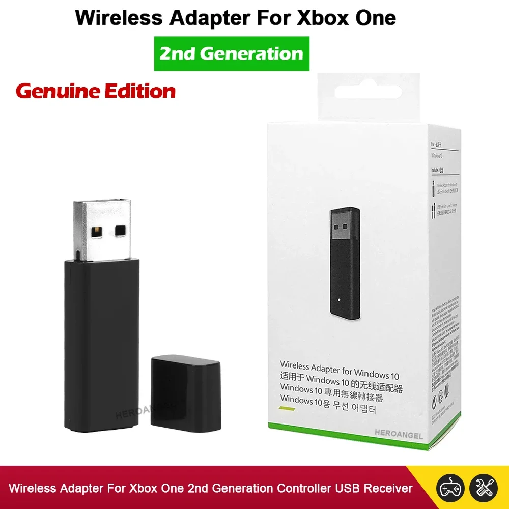 جديد لجهاز استقبال USB Xbox One محول لاسلكي الجيل الثاني لأجهزة Xbox One 2nd Xbox One 1st لنظام Windows 10 والكمبيوتر المحمول #2