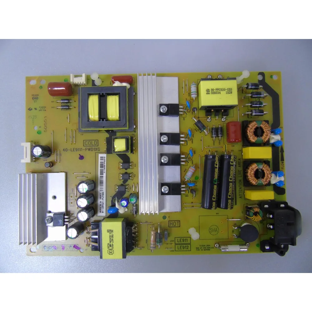 

for TCL L43E5800A-UD Power Board 40-LE9111-PWD1XG/PWB1XG