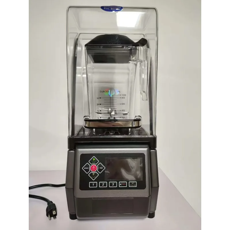 Commercial Sound-Proof Cover Blender – For Milk Tea Shop, Bubble Tea & Heavy Fruit Juice Preparation
