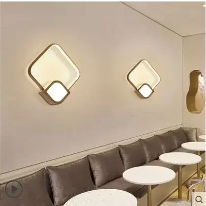 

Nordic modern minimalist led bedroom bedside personality creative staircase aisle corridor wall living room lamp