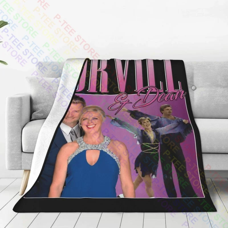 Torvill And Dean Appreciation Figure Skating Skater Blanket Warmth Ultra-Soft Bedding Throws