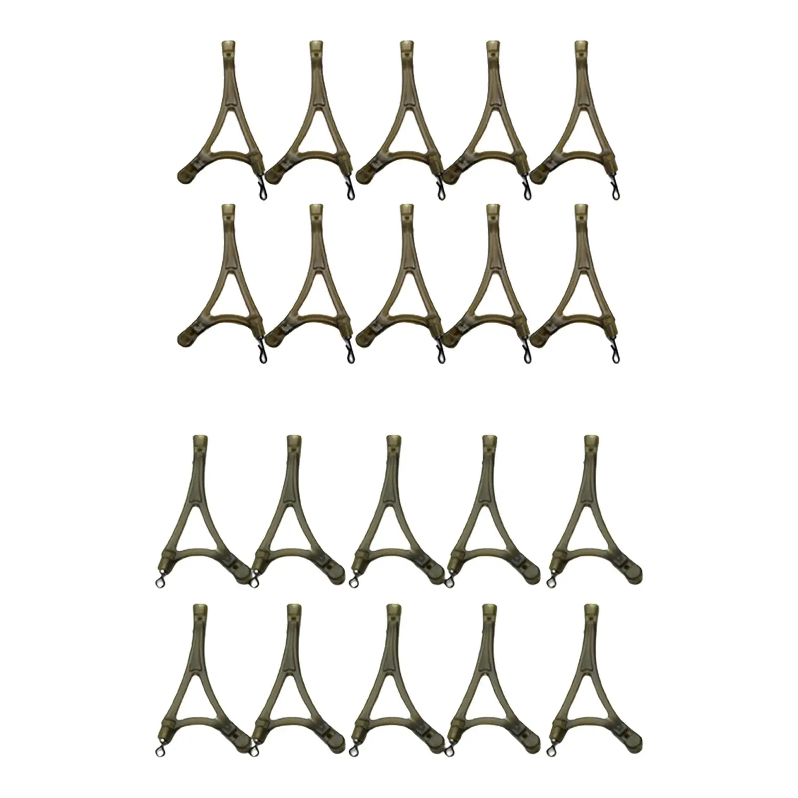 10x Carp Fishing Accessories Anti Tangles System for Method Feeder Cage Carp Rigs Tool Side Bends Swivel Fish Tackle Equipment