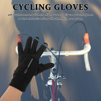 Screen Cycling Gloves for Men Women Waterproof Windproof Thermal Insulated Gloves for Driving Winter