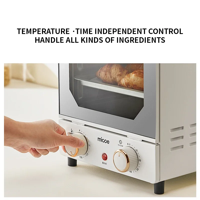 Household electric oven desktop mini large capacity multifunctional baking bread barbecue machine precise temperature control