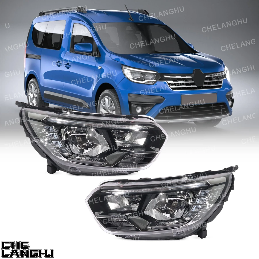 For Renault Express 2021 2022 2023 2024 Car Accessories Front LED HeadLight HeadLamp Turn Signal NO Bulbs 260605755R 260103369R