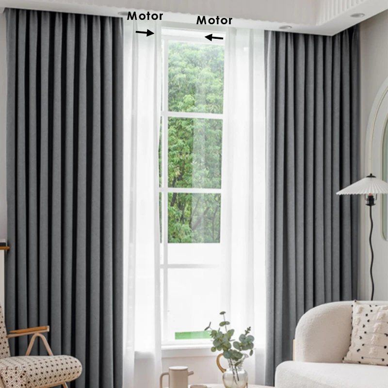 

Good Quality Smart Control Curtain Opening and Closing Motorized Blind with Great Price