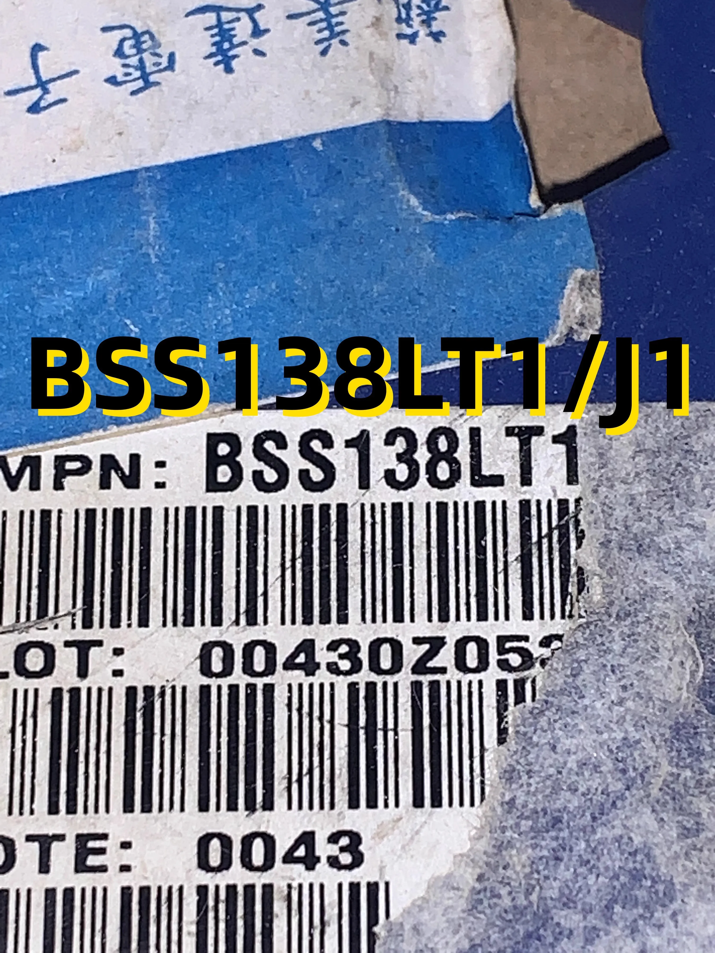 50Pcs Bss138Lt1/J1 …
