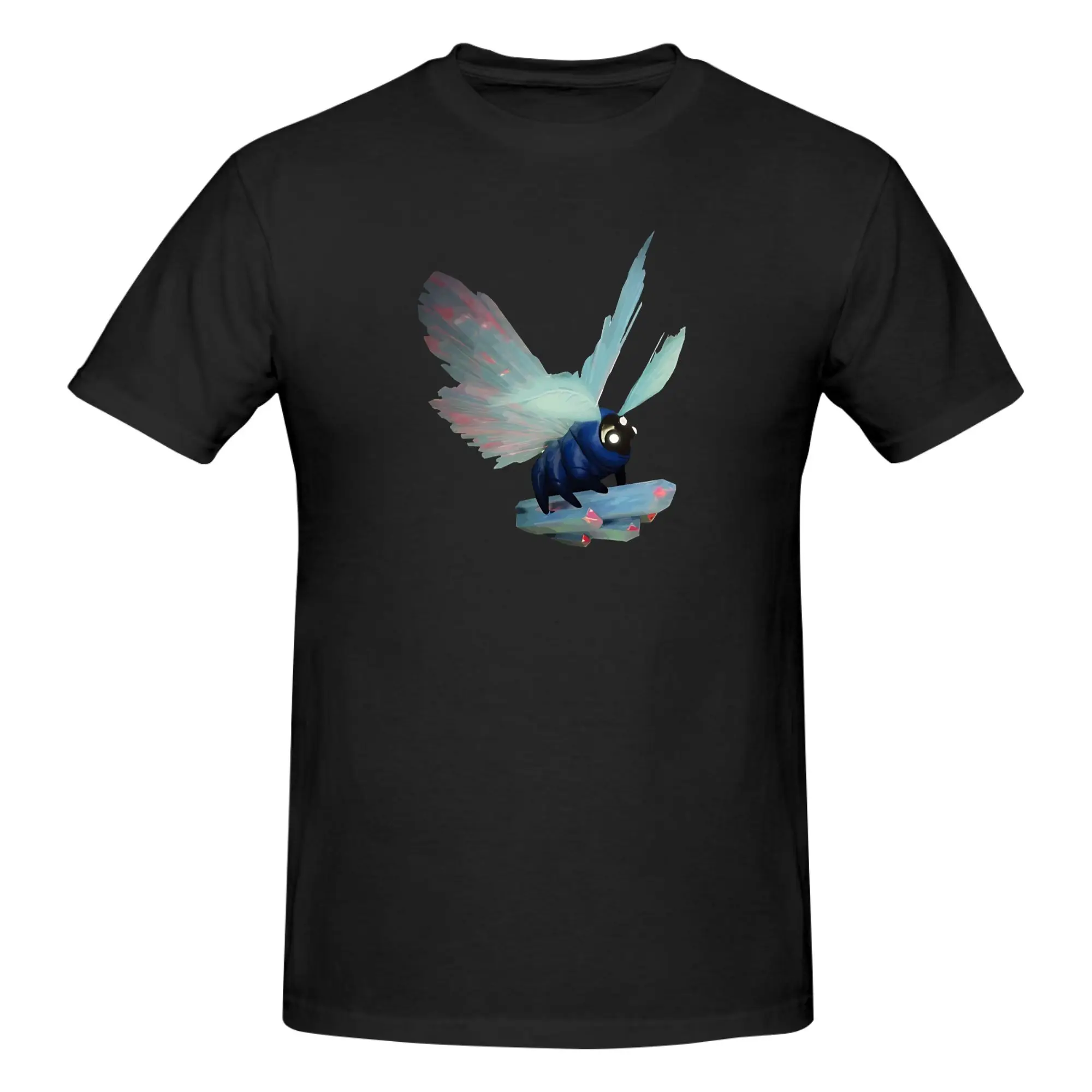 T-Shirt 100% coton avec image de papillon lucent, 1 pièce, humoristique, Destinies MMO-FPS, pour hommes