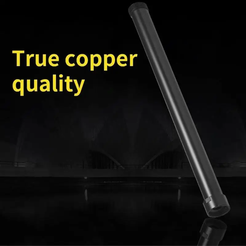 652F Shower Extension Arm Tube Round Shower Extension Pipe 3/4inch Universals Extension Tube Shower Accessories