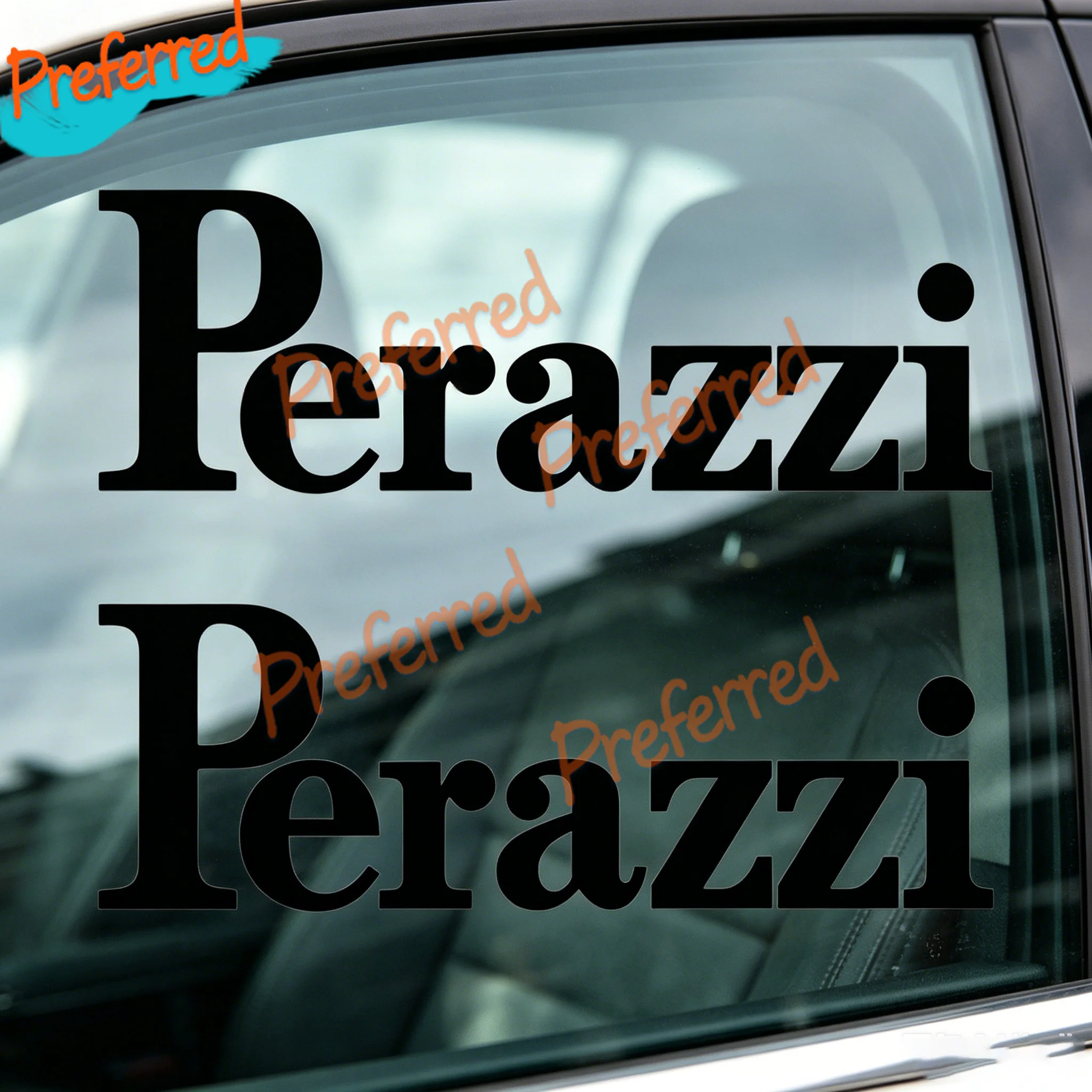

2x PERAZZI Autocollant Véritable Decal Autocollant STICKERS IMPERMÉABLE Customizable in Any Sticker Size -No Background