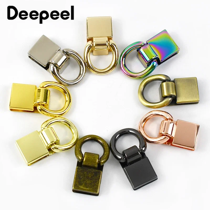 

2/4Pcs Deepeel 36*15mm Metal Bag Side Clip Buckle Handbag Strap Screw Connector Clasp Hook Leather Craft Hardware Accessories