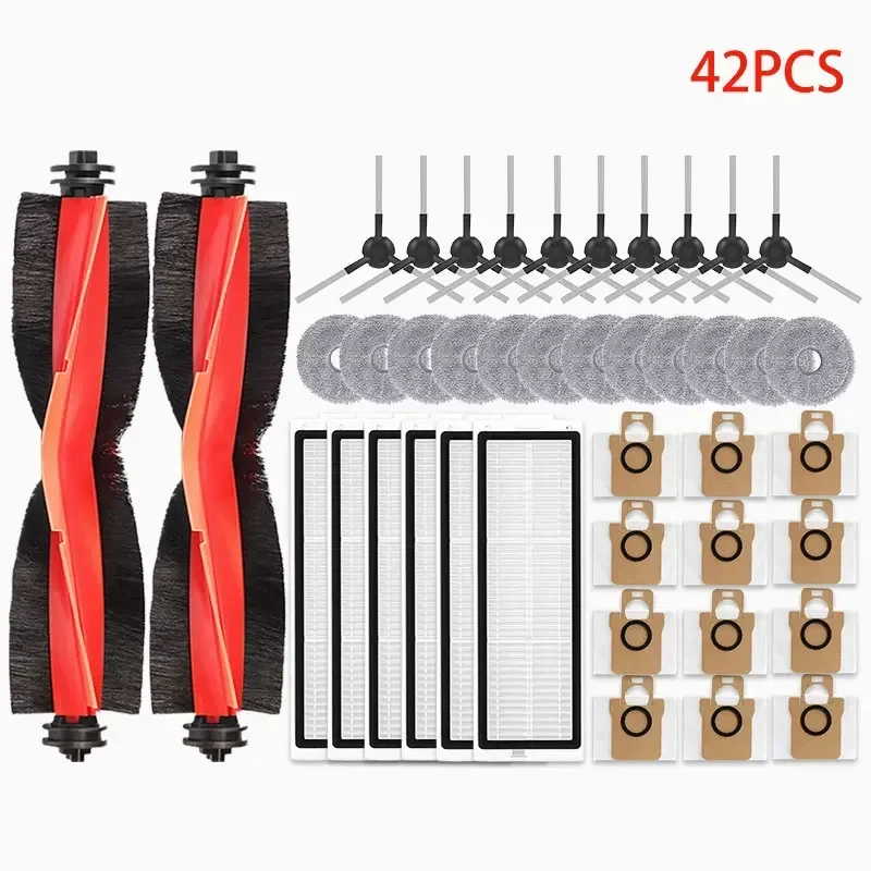 Voor Xiaomi Robot Vacuüm X20 Max/D109GL Onderdelen Accessoires Hoofdborstel Zijborstel Hepa Filter Mop Doek Stofzak Vervanging
