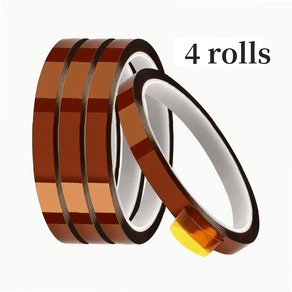 High Temperature Heat Shrink Tape for Sublimation Transfer, Heat Press, Electronics, Soldering & PCB Bonding - 1 Roll
