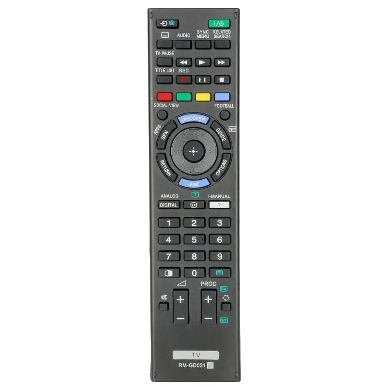 For RM-GD031 Sony-TV-Remote-Control-Replacement, For Sony TV KDL-32W700B KDL-40W600B KDL-42W700B KDL-42W800B KDL-42W807B