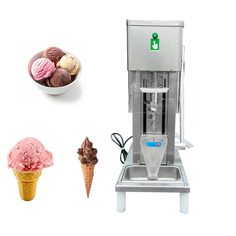 Popular Mixing Yogurt Ice Cream Maker Mixer Fruit Blending Mix Soft Ice Cream Blender Machine For Restaurant Dessert Shop