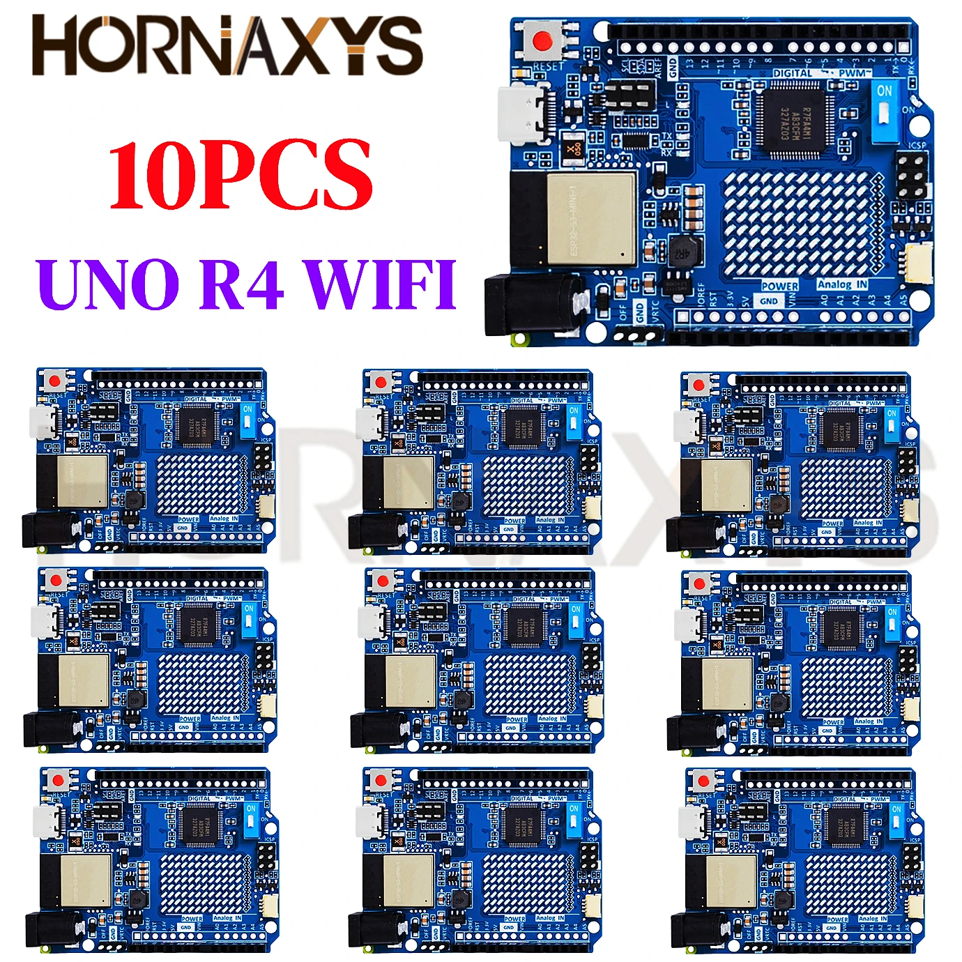 1-10PCS/UNO R4 minima TYPE-C WIFI Development Board Module Improved Version Compatible Official Motherboard For Arduino New