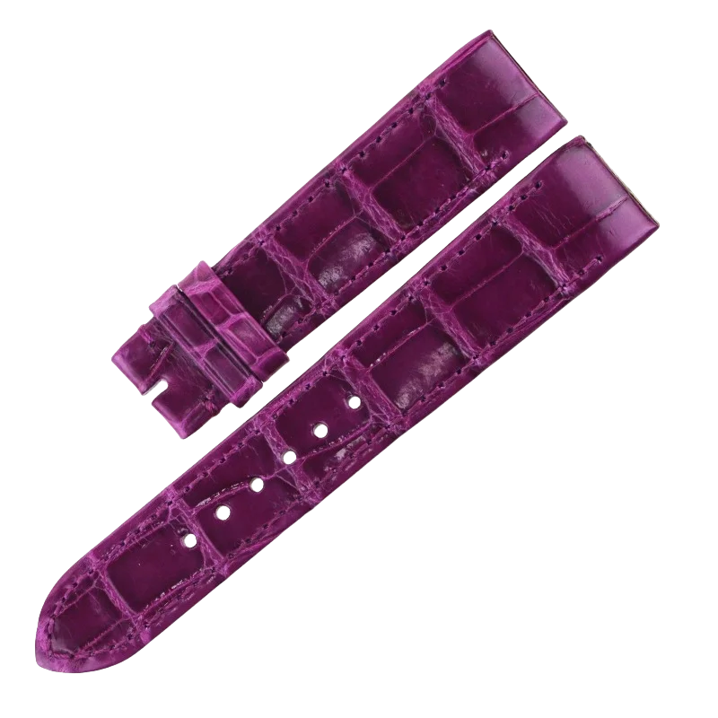 لجايجر - سلسلة ليكولتر ريفيرسو س 7058420   شاهد أشرطة ساعة من الجلد الطبيعي الناعم