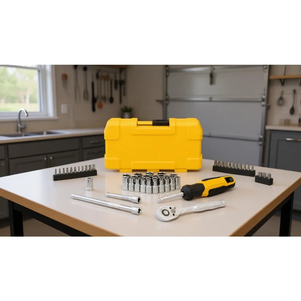 

Quarter Inch Drive 50 Piece Mechanics Tool Set