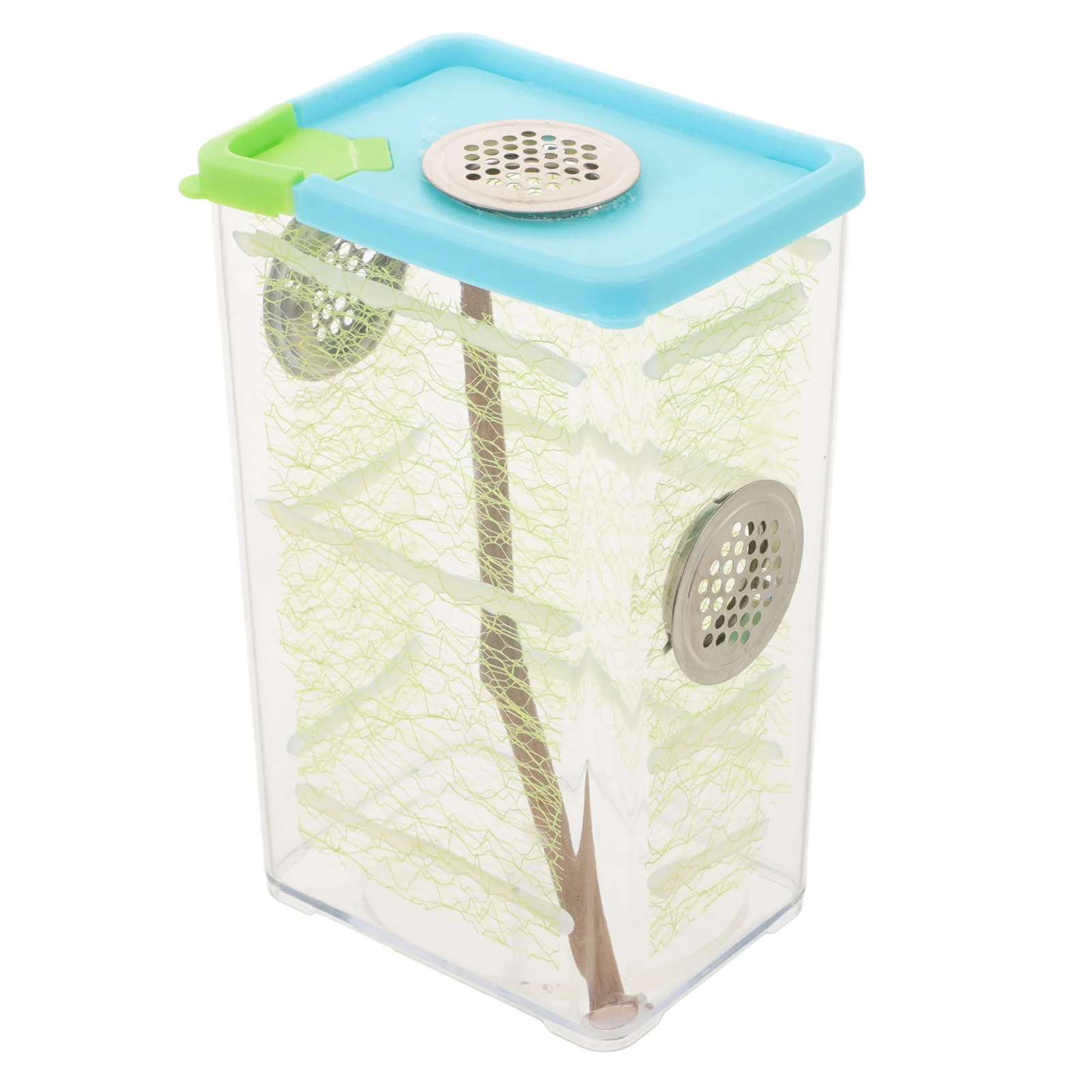 

1 Set Mantis Stick Breeding Box Unique Design Easy Use Habitat Professional Reptile Breeding Case Transparent Feeding Container