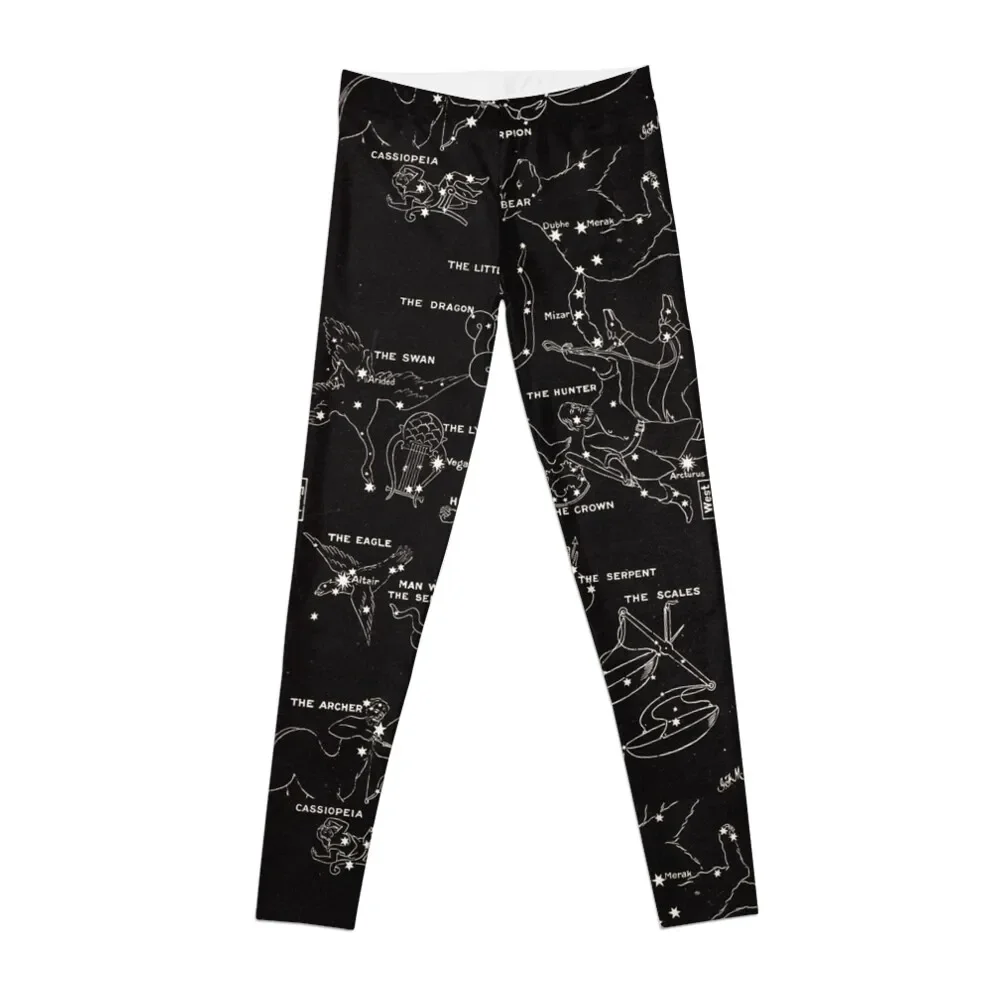 

1920's Constellation Map Leggings Legging sport push up legging Womens Leggings