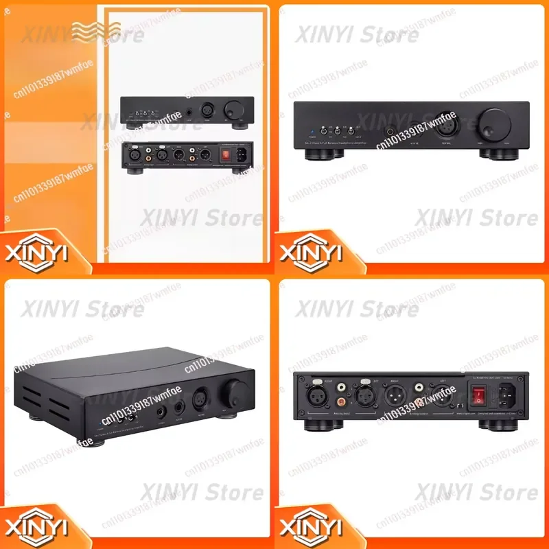 SA-2 Boat Ear Amplifier for Headphones Fully Balanced Discrete Element Class A Headphone Amplifier Preamp for Audiophile DAC