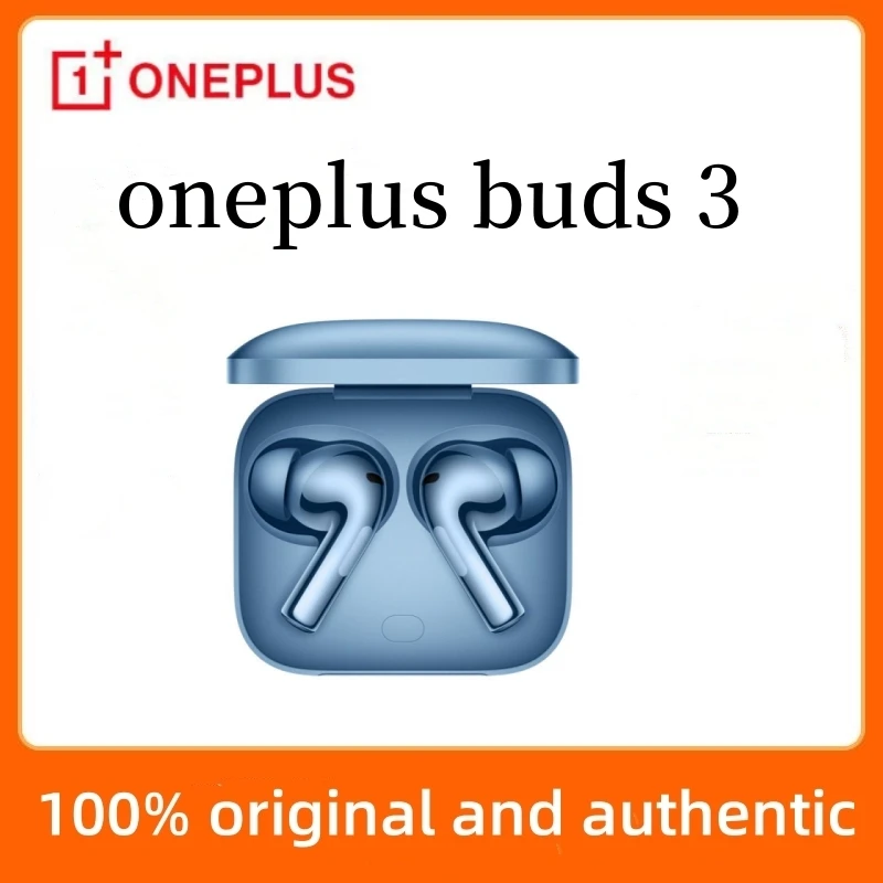 Беспроводная гарнитура OnePlus Buds 3 с шумоподавлением, Супердлинная, глубокое шумоподавление, флагманская, Bluetooth 5,3