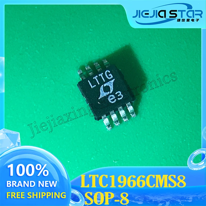 Original Electronics Chip IC, LTC1966CMS8 LTC1970 Peças, Mark LTTG MSOP-8 RMS-DC, 100% Brand New