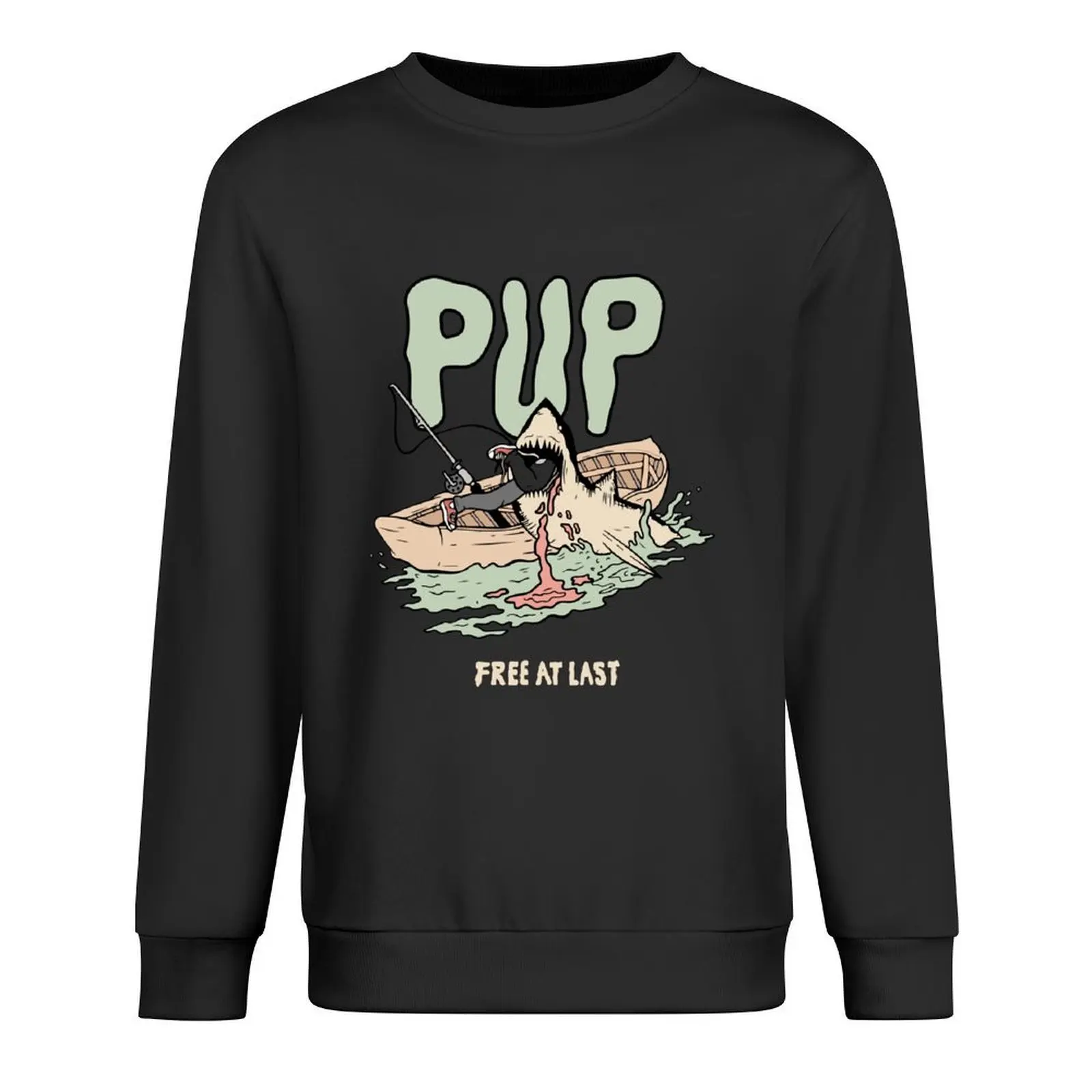 

Funny Gifts pup band Retro Wave Pullover winter clothes men clothes men's sweat-shirt set men's clothing sweatshirts for men
