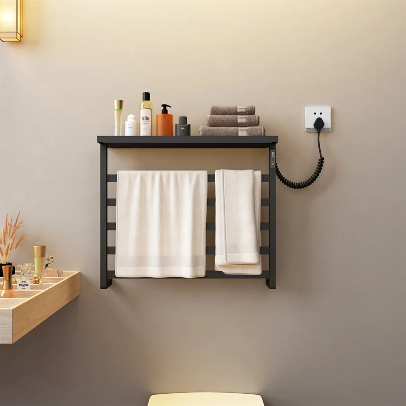 Bathroom fittings Electric heated towel rack, No Drilling.Stainless steel Sterilizing Smart towel dryer,towel warmer.