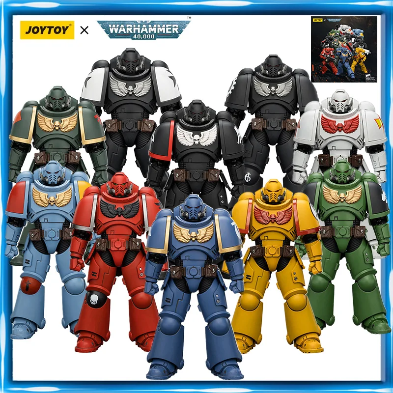 [IN STOCK]JOYTOY Warhammer 40K 1/18 Action Figures Intercessor with Bolt Rifle, Bolt Pistol and Chainsword Anime Model Toys