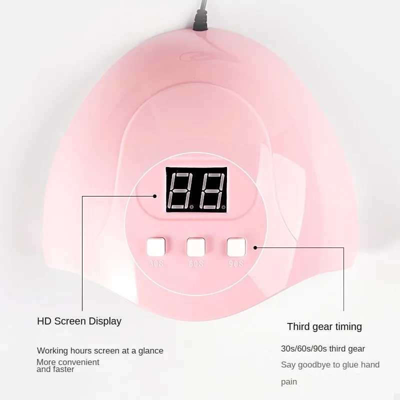 54 W 18 Led-verlichting Droger Voor Manicure Ultraviolette Lamp Nail Gereedschap Machine Uv Professioneel Materiaal Nagels Drogen Droge Warmte lampen