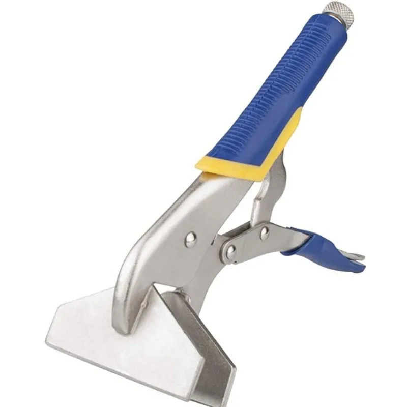 ABJN-Welding Locking Pliers 10 Inch Adjustable Opening Sheet Metal Clamps Flat Nose Hand Tools