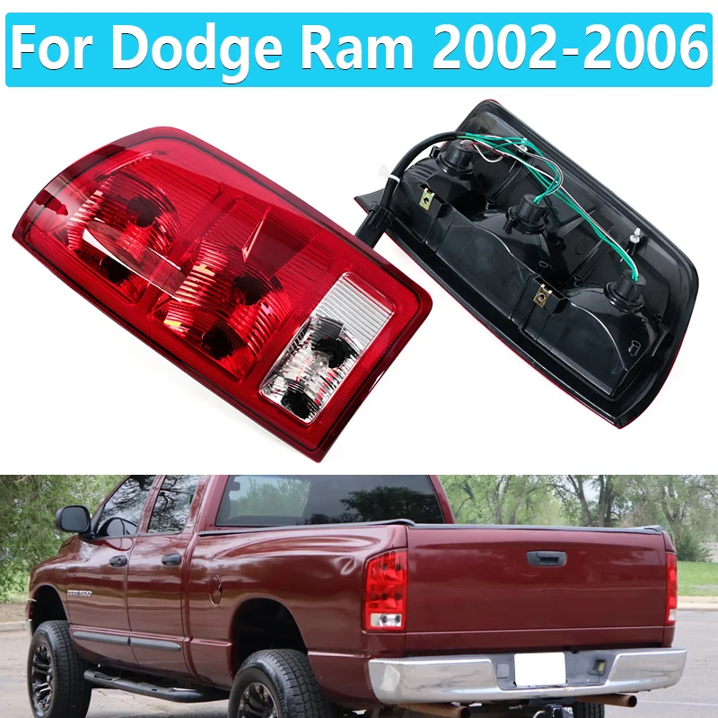 

For Dodge Ram 2002-2006 Car Tail light shade Rear Driving Light Brake Light Turn Signal Lamp Reversing Lamp With wiring harness