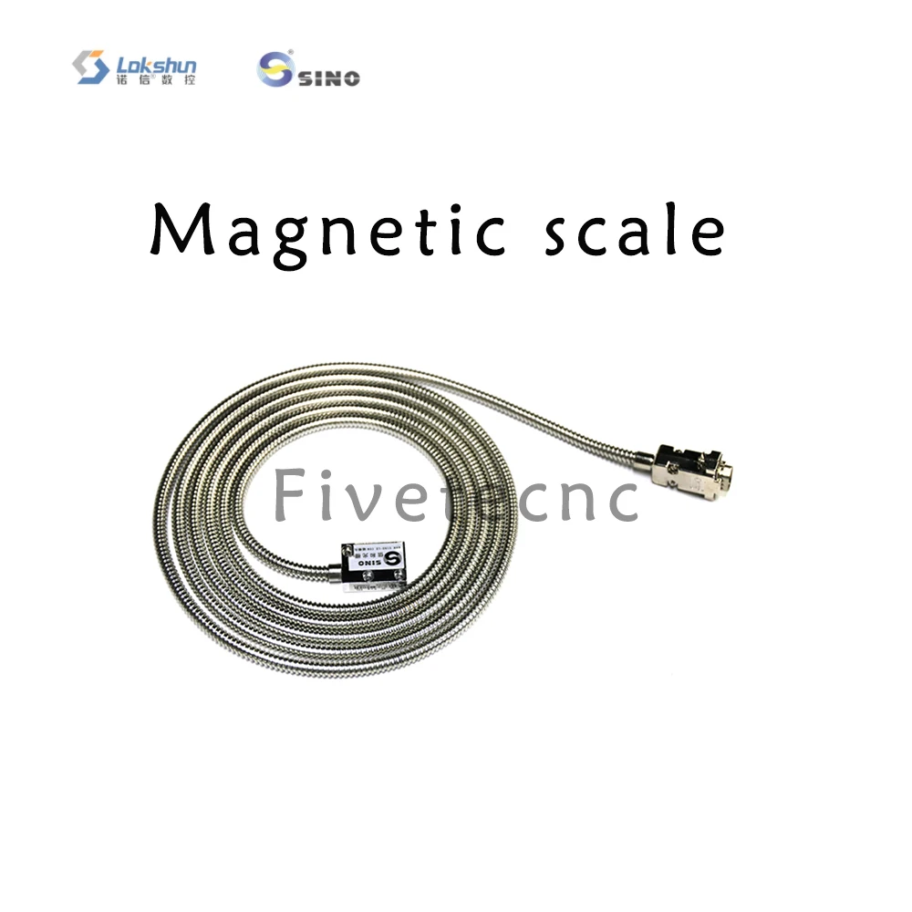 High Precision SINO Magnetic Scale Sensor 5um 200mm -1500mm Reading Length Linear Encoder for Lathe Woodwork Stone Mini Machines