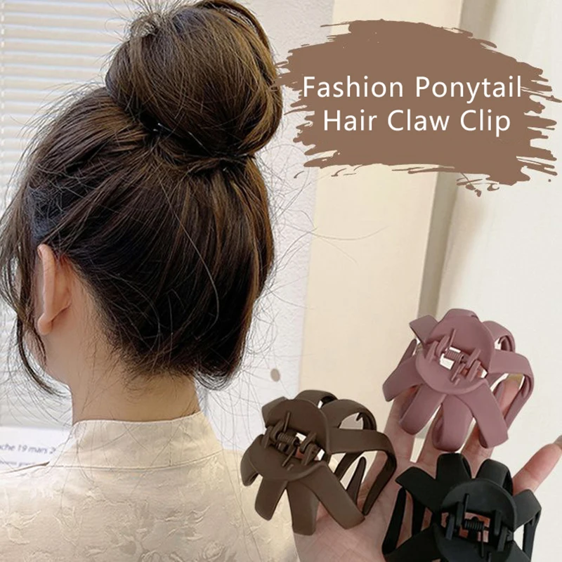 Fashion Ponytail Hair Claw Cute Creative Small Hair Claws For Women Girls Versatile Shark Clips Elegant Hair Accessories Gifts