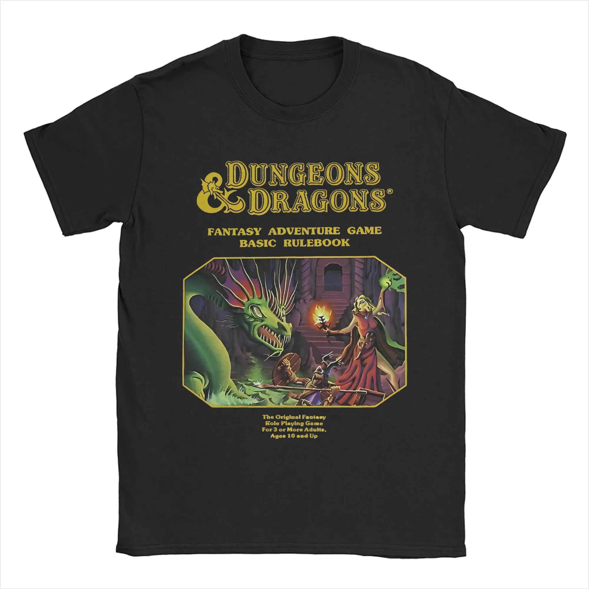 Dungeonsed Merch D&D Gaming Unisex T Shirt 100% Dragons Cotton Tee Printed  T-shirt Clothing