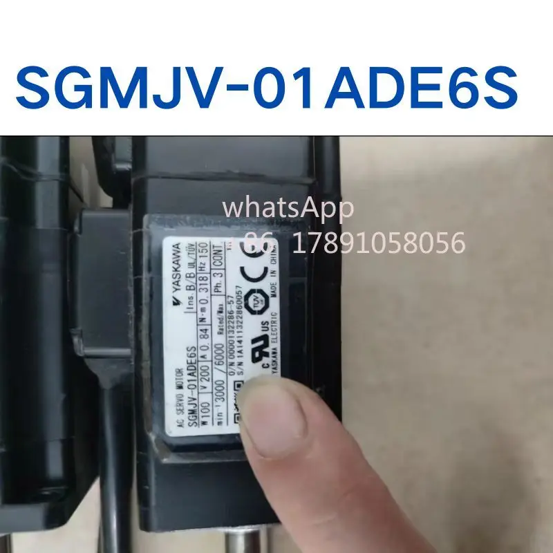 

Used Servo motor SGMJV-01ADE6S testing OK fast shipping