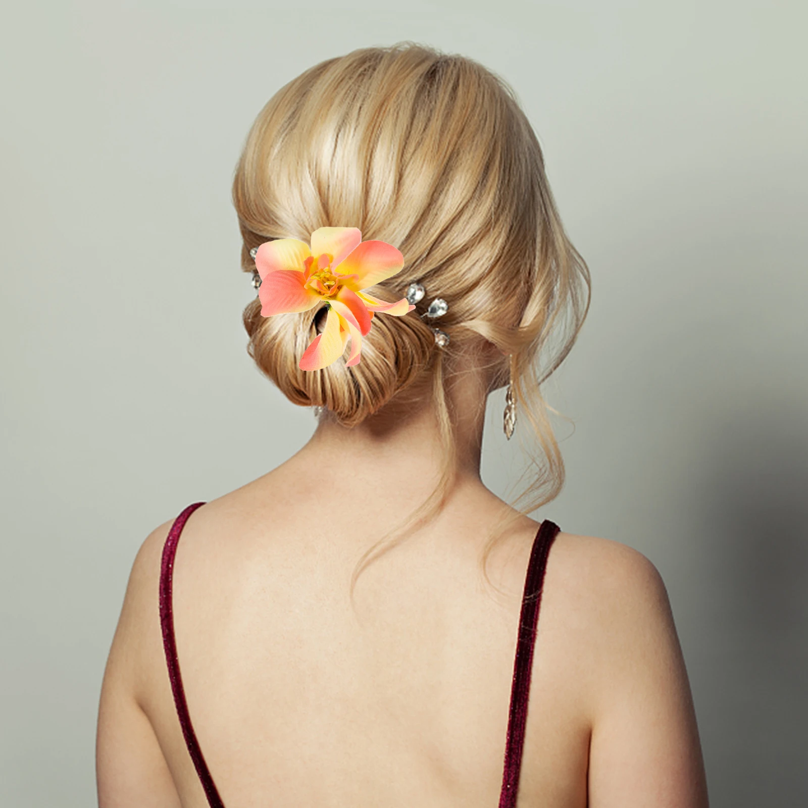 

5pcs Flower For Women Small Hairpins Decorative Clips Stylish Hair Accessories Decorative Clips Elegant Thin Thick Hair