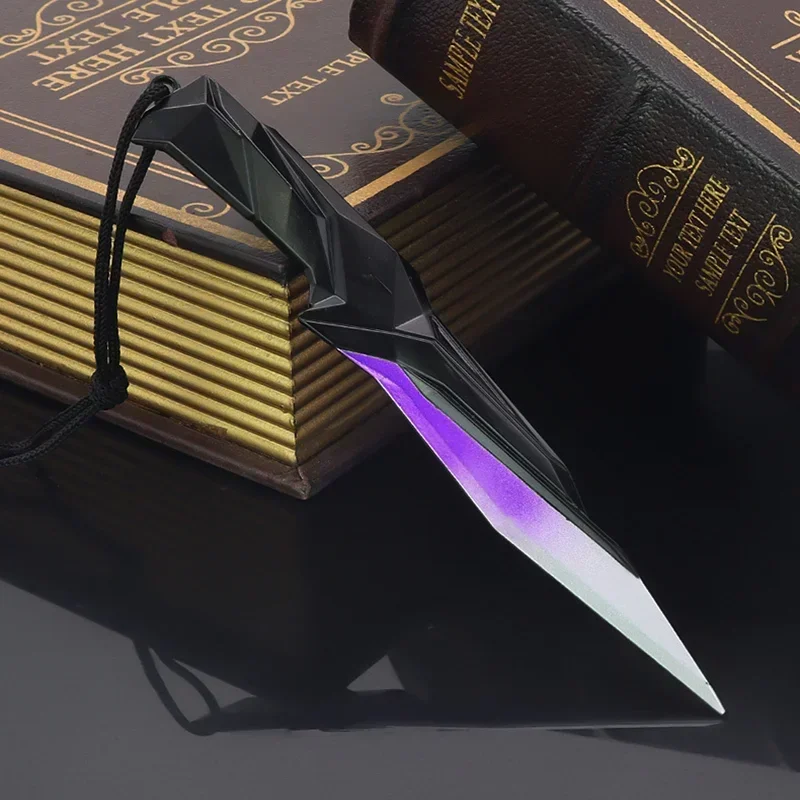 Figura de juego Valorant de 18cm, cuchillo de singularidad, colección de Material de aleación a cuerpo, modelo de espada samurái, llavero, decoración, regalos, Juguetes