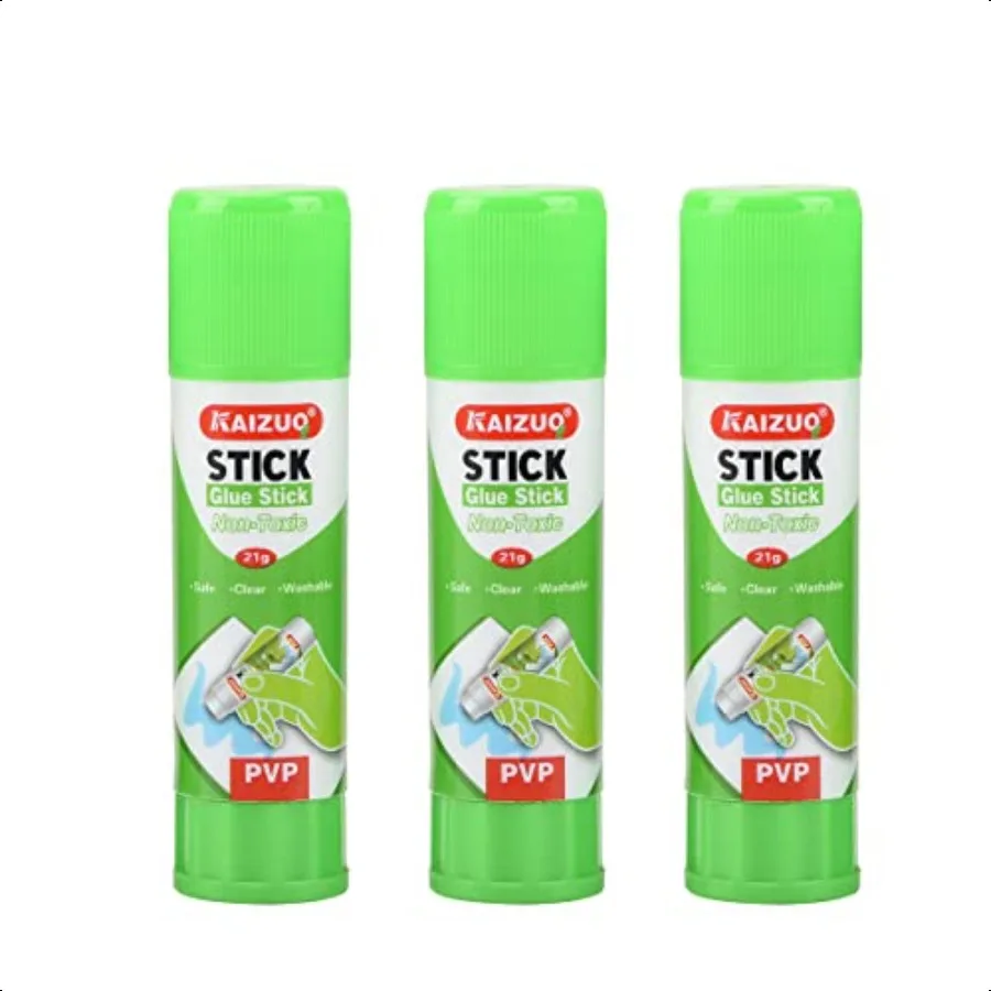 

Glue Sticks for 3D Printer Bed PVP Solid Glue Stick Glass Bed Adhesive for Ender 3 V2 Pro Kobrra Max SR Ender 5 S1 Plus Pruss M